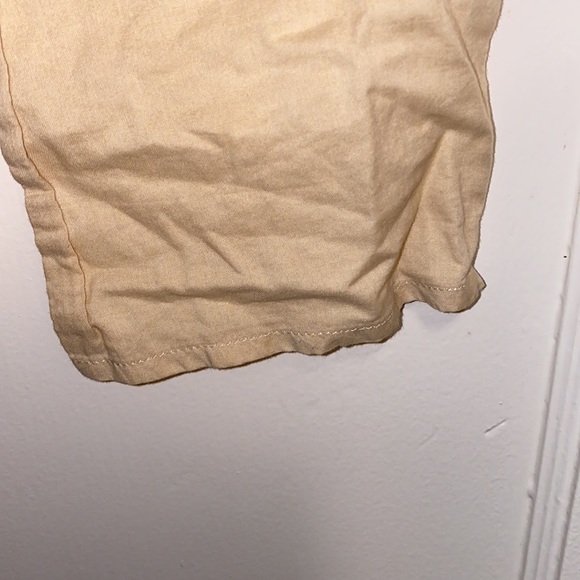 Tommy Jeans SP Beige Half Button Up Blouse - Picture 11 of 13